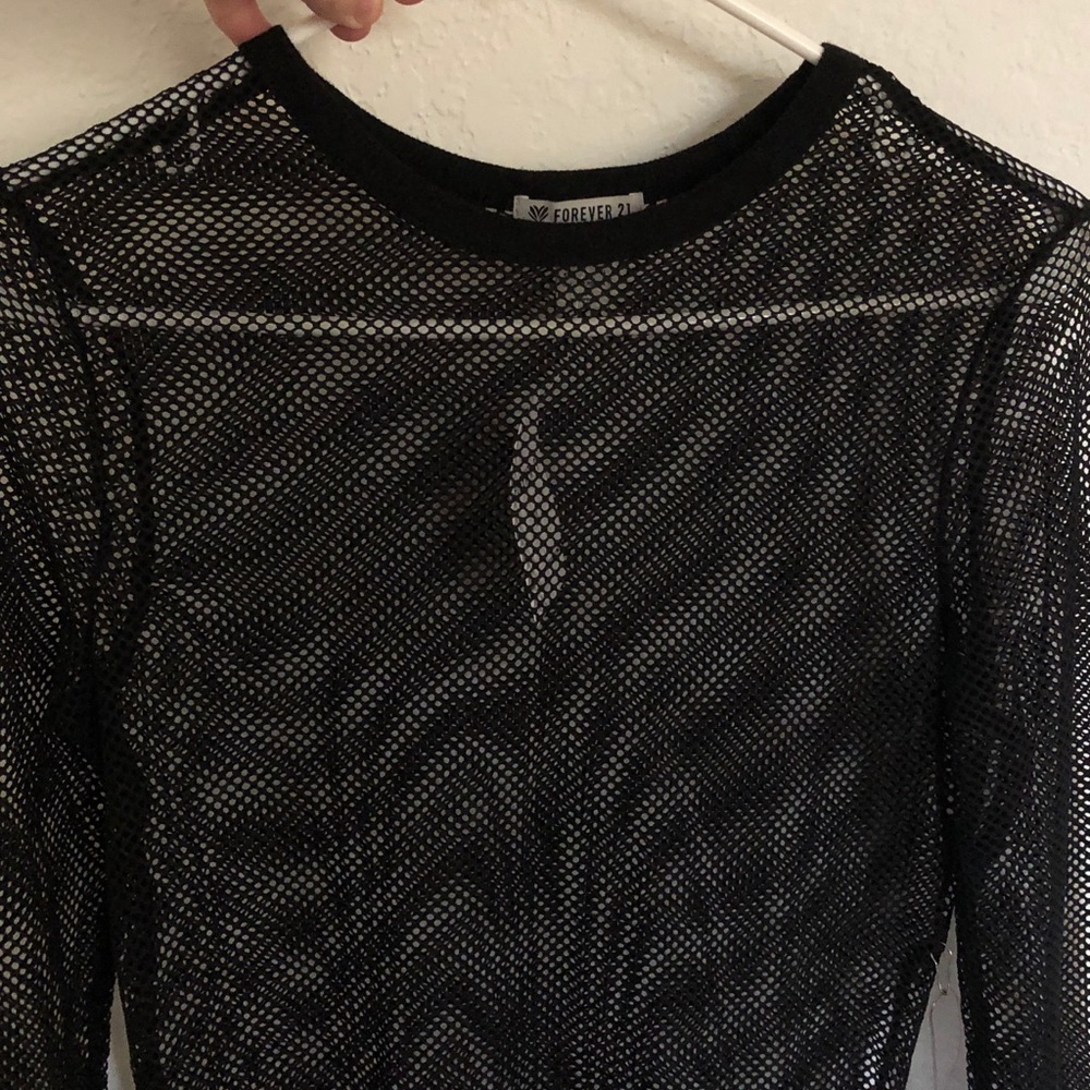 Mesh cover up dress